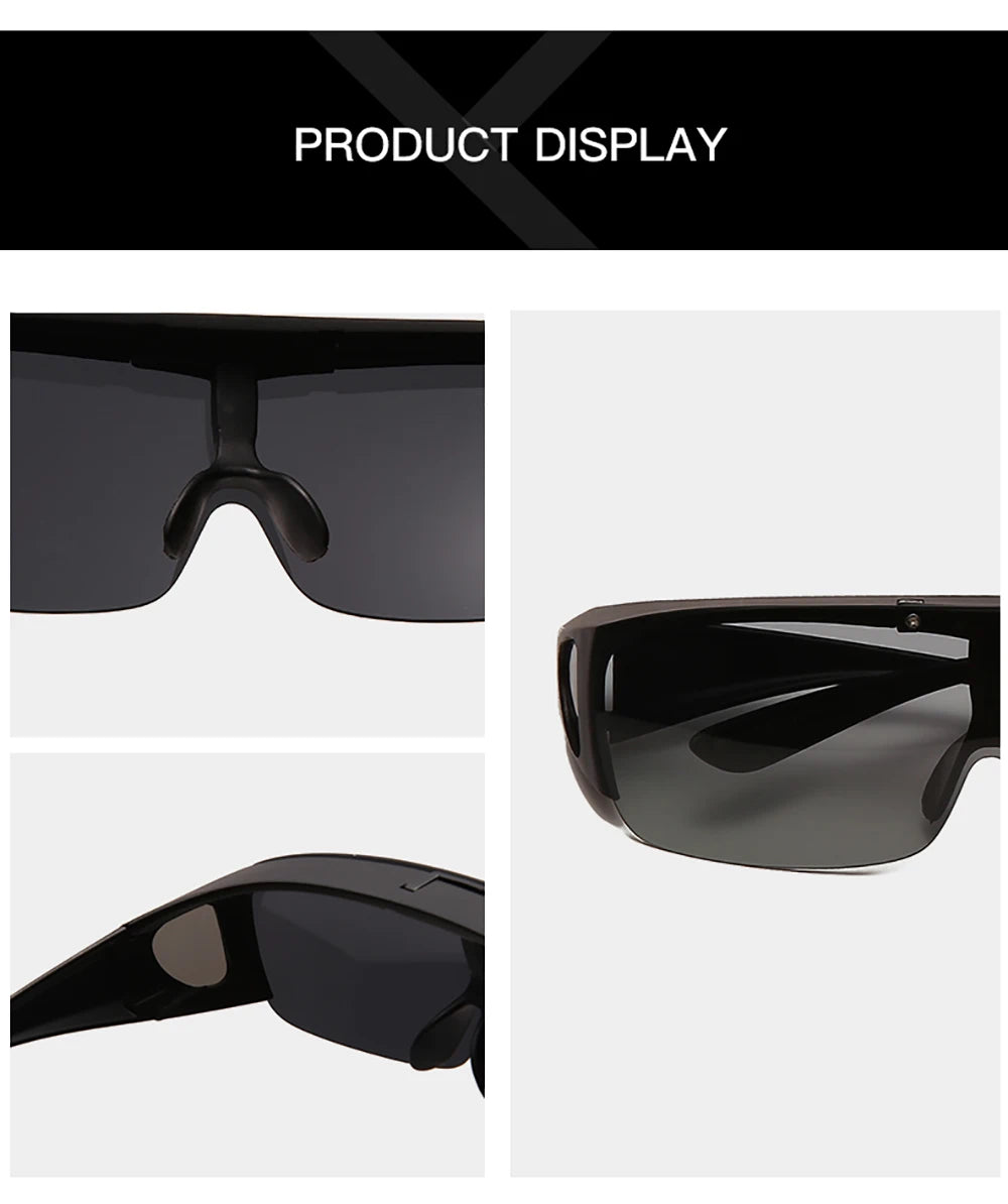 Flip-Up Fit-Over Sunglasses | Square Frame, 5 Lens Options