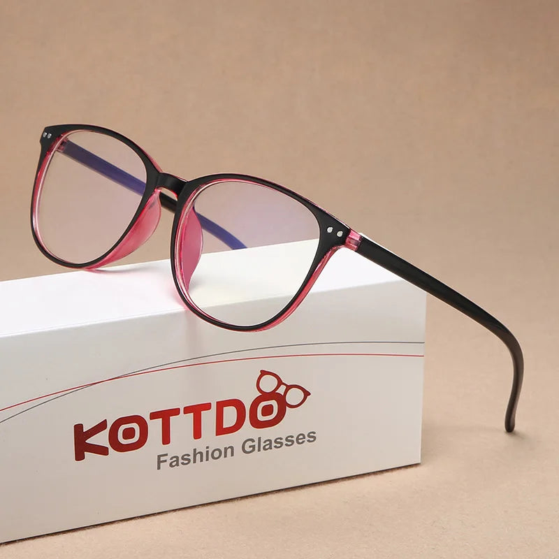 Oval Reading Glasses | Pink, Black or Blue, +1.00 to +4.00