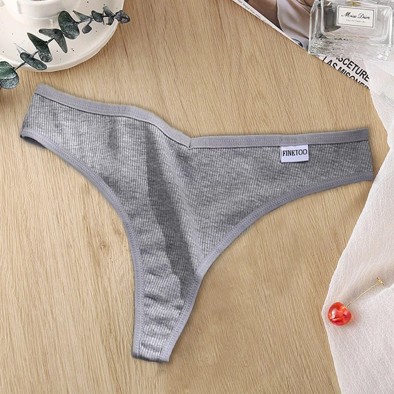 Cotton Low-Rise Brief Panties – Soft Everyday Underwear for Women (M–2XL, 3 Styles, Multiple Colors)