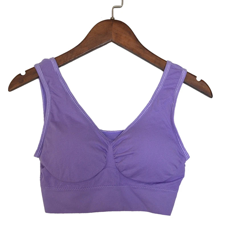 Women's Seamless Push-Up Bra – 3-Piece Set | Wire-Free Removable Pad Plus Size S–4XL