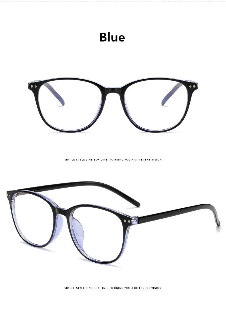Oval Reading Glasses | Pink, Black or Blue, +1.00 to +4.00