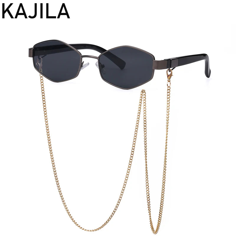 Small-Frame Punk Sunglasses | Colored Lens Options