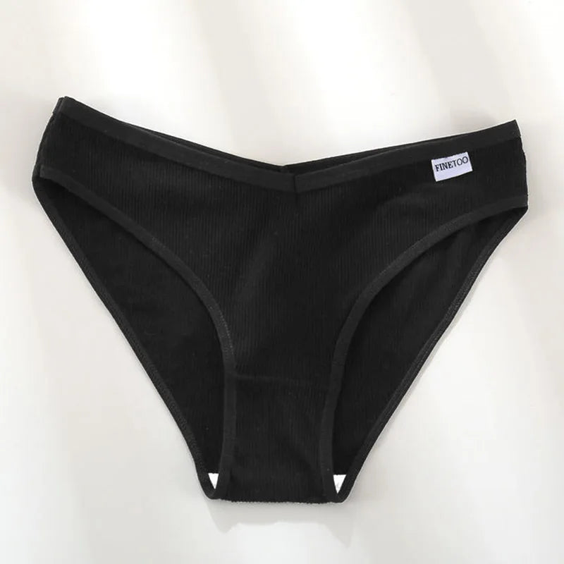 Cotton Low-Rise Brief Panties – Soft Everyday Underwear for Women (M–2XL, 3 Styles, Multiple Colors)