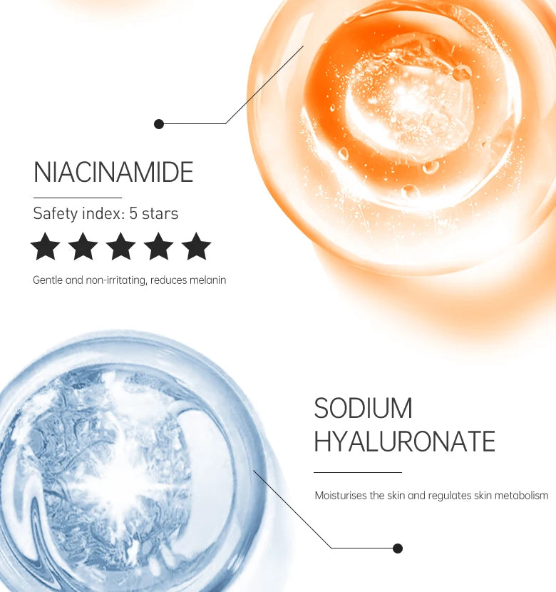 Vitamin C Brightening Skincare Set – Dark Spot Removal, Whitening & Deep Hydration