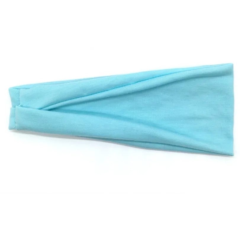 Women Headband Twist Cotton Sport Wide Turban Twisted Knotted Headwrap Girls Hairband Fashion Head Band Hair Accessories
