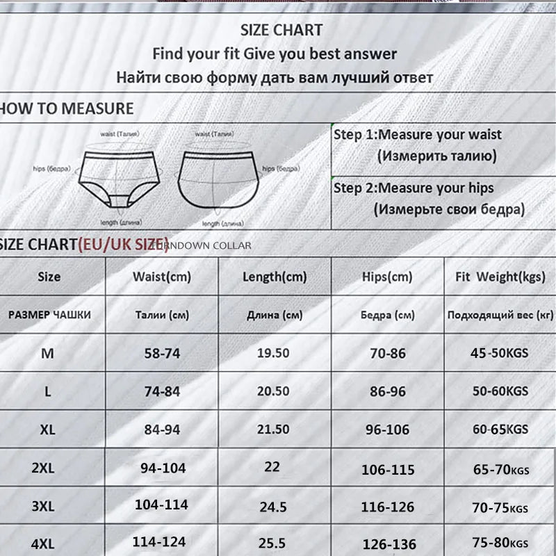 FINETOO 4Pcs/Set M-4XL Cotton Panties Female Underpants Sexy Panties for Women Briefs Underwear Plus Size Pantys Lingerie
