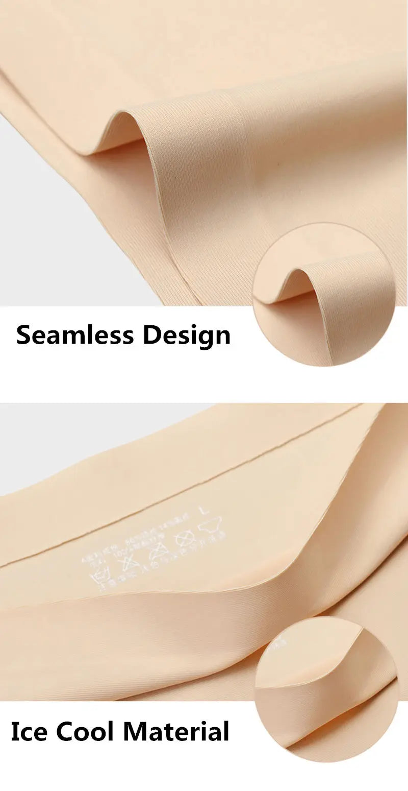 3PCS/Set Seamless Panties Women Panties Sexy Female Underpants Briefs Invisible Pantys Solid Color Soft Intimate Lingerie M-2XL