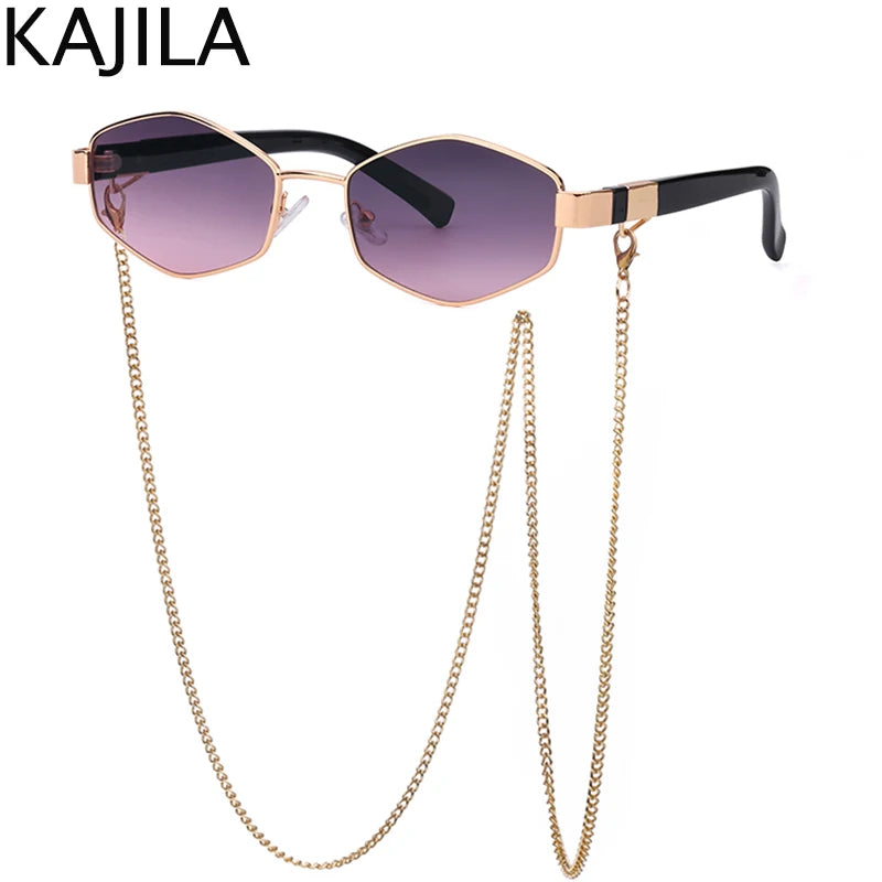 Small-Frame Punk Sunglasses | Colored Lens Options