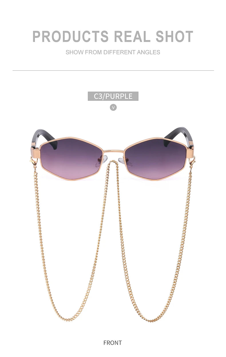 Small-Frame Punk Sunglasses | Colored Lens Options