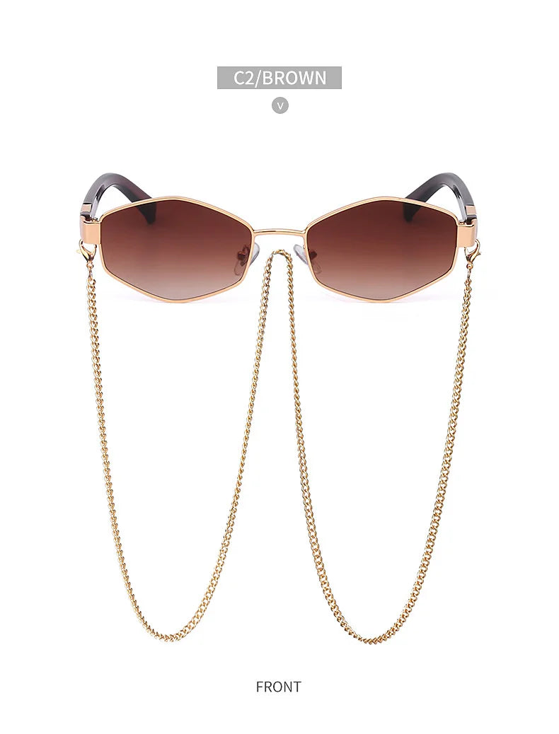 Small-Frame Punk Sunglasses | Colored Lens Options
