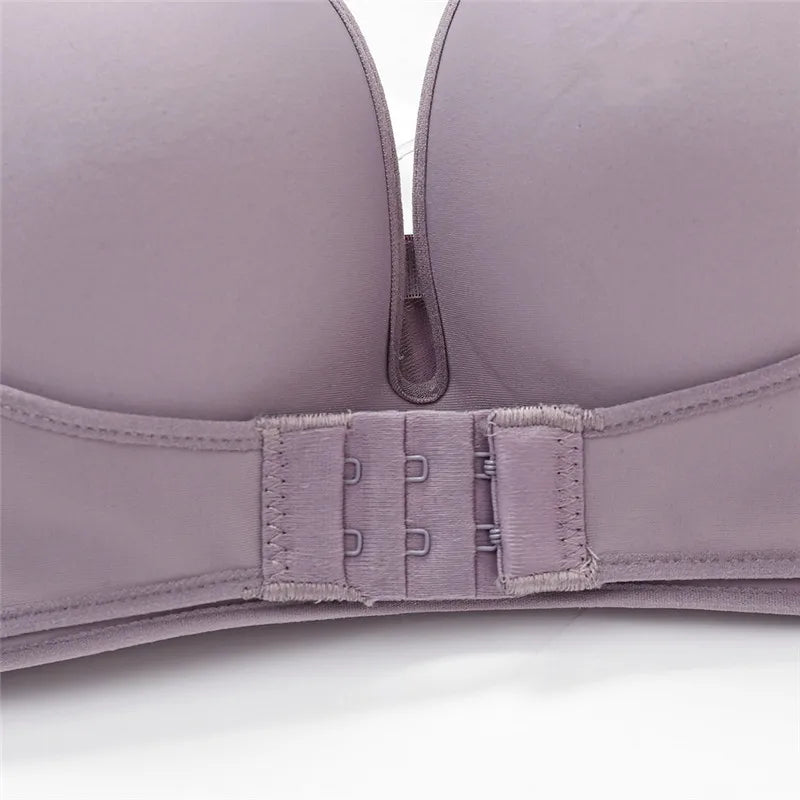 Front Closure Sexy Push Up Bra Women Invisible Bras Underwear Lingerie for Female Brassiere Strapless Seamless Bralette ABC Cup