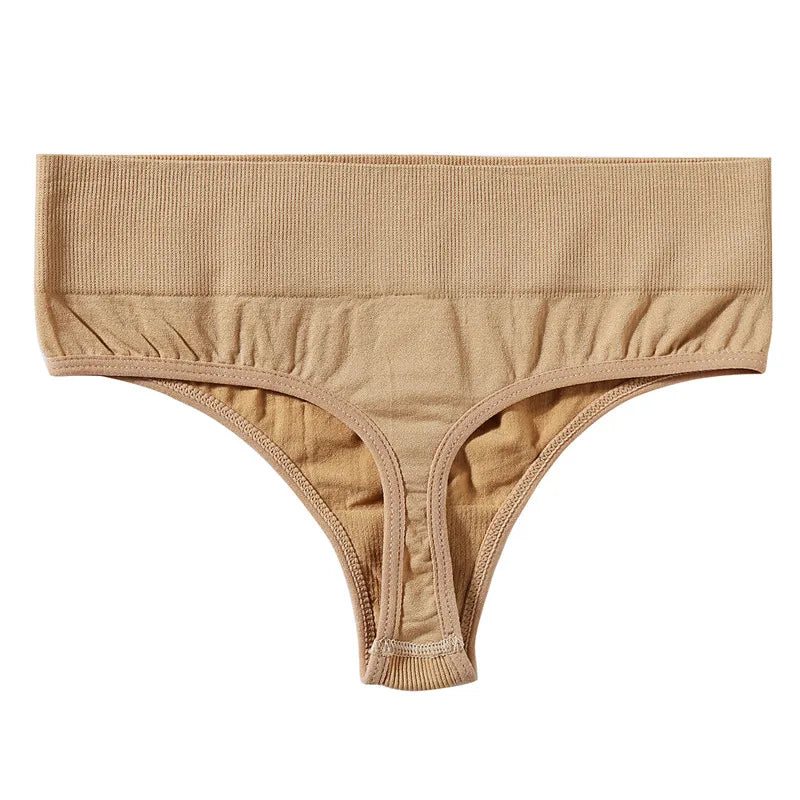M-2XL Bodyshaper Panties Women Underwear High Waist Panties Female Lingerie Sexy G-String Underpants Solid Color Pantys Bodyslim