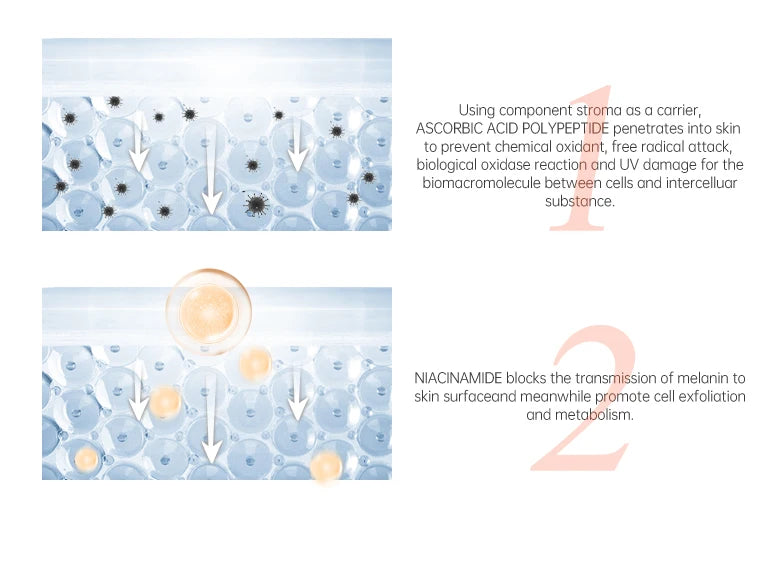 Vitamin C Brightening Skincare Set – Dark Spot Removal, Whitening & Deep Hydration