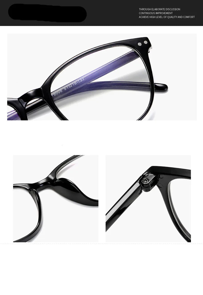 Oval Reading Glasses | Pink, Black or Blue, +1.00 to +4.00