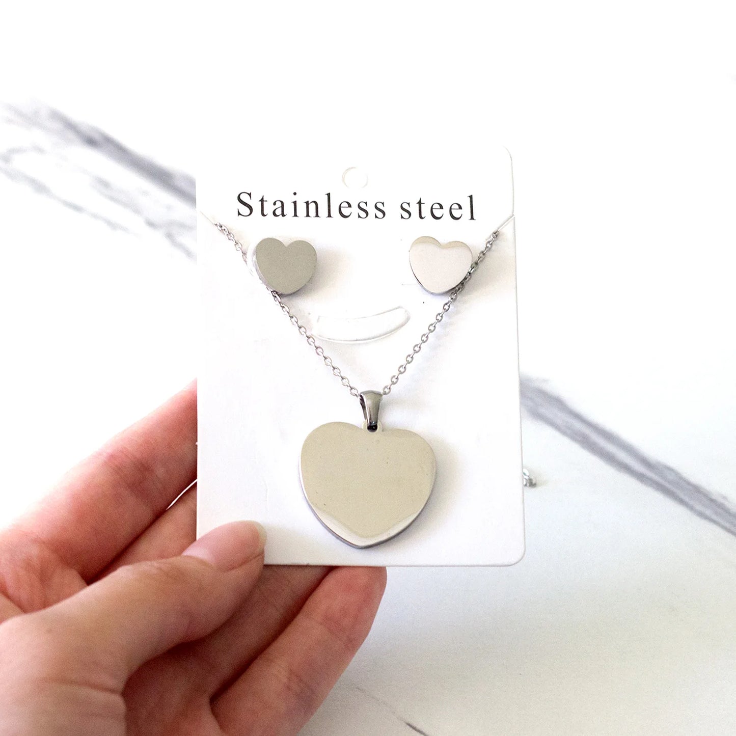 Tree of Life Jewelry Set – Stainless Steel Necklace & Earrings for Women