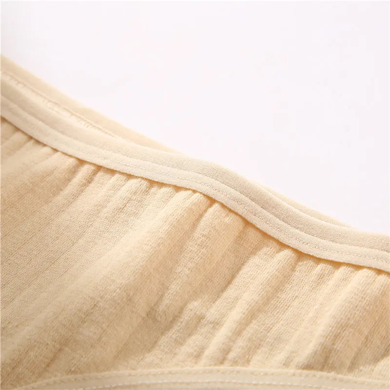 FINETOO 7PCS/Set G-string Cotton Women Lingerie Panties Thong Female Underwear Sexy Pantys Underpant Girl Intimates Thongs S-XL