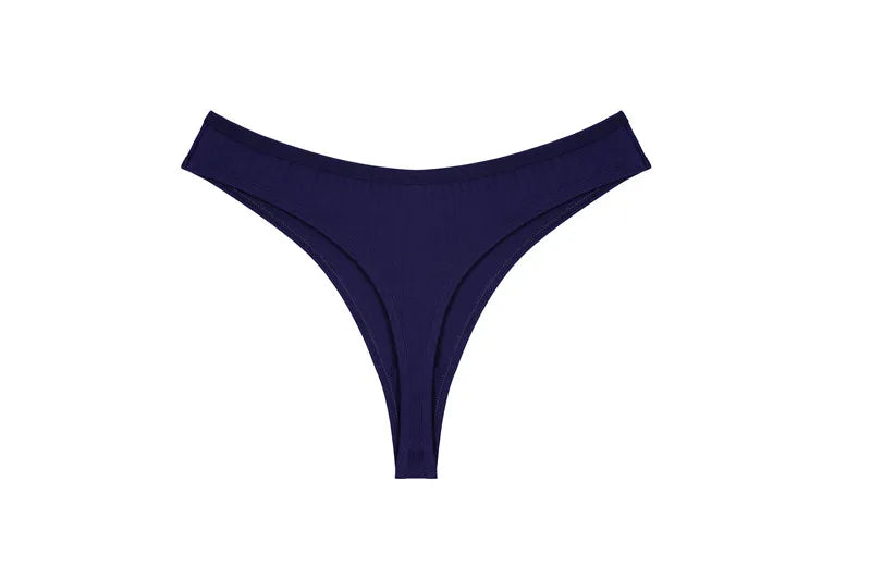 FINETOO 7PCS/Set G-string Cotton Women Lingerie Panties Thong Female Underwear Sexy Pantys Underpant Girl Intimates Thongs S-XL