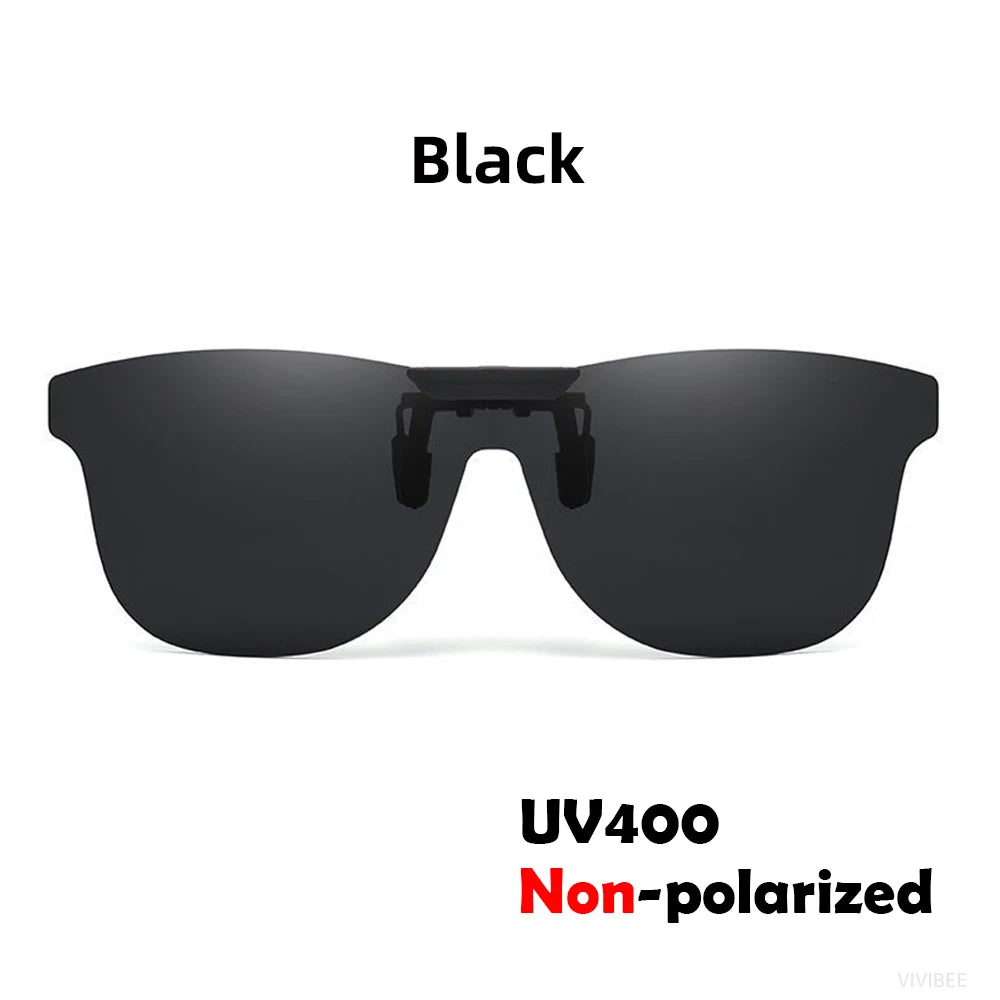 Square Flip-Up Clip-On Sunglasses | Color Options