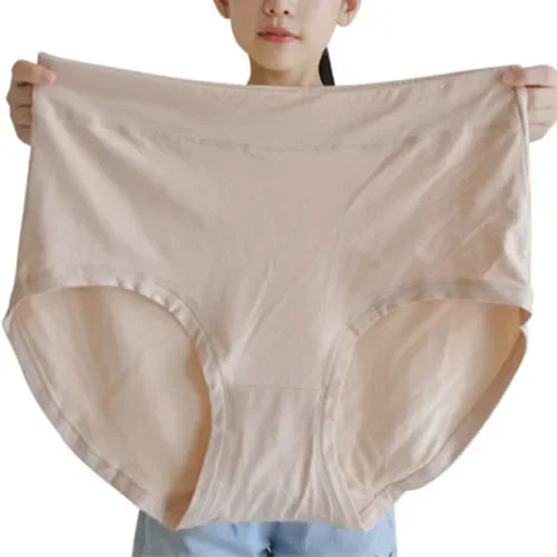 Women's Plus Size High-Rise Briefs | Soft Modal Cotton Underwear for 80–150kg (4XL–5XL)
