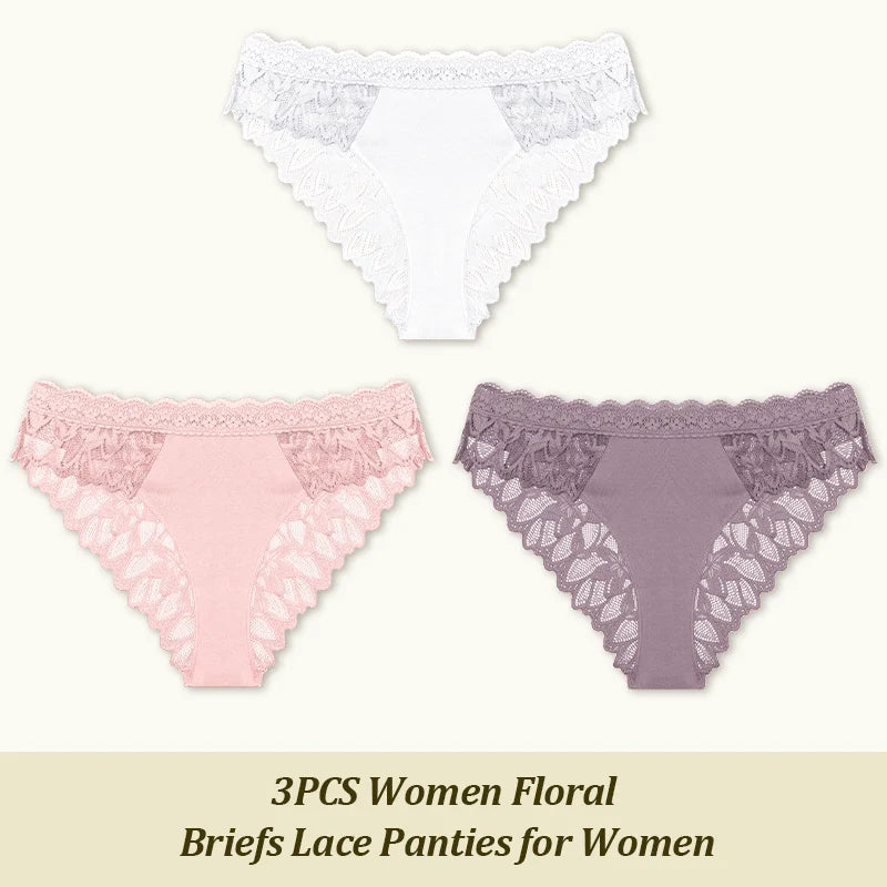 3-Pack Seamless Low-Rise Panties – Ice Silk Bikini Underwear for Women (XS–XL, 16 Color Sets)