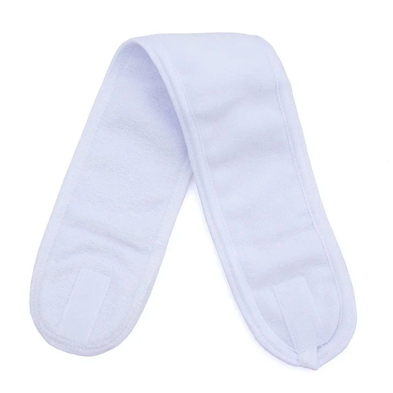 Women Spa Wide Hairband Adjustable Head Band Yoga Bath Shower Makeup Wash Face Cosmetic Headband Soft Toweling Hair Accessories
