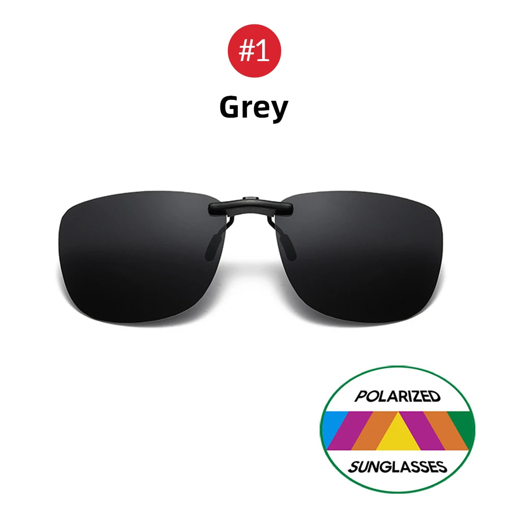 Square Clip-On Sunglass Lenses | Single or 3-Piece Options