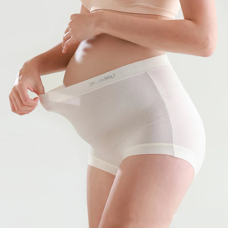 3pcs Plus Size Stretch Maternity Panties High Waist Thin Breathable Belly Pregnancy Underwear Clothes for Pregnant Women Briefs