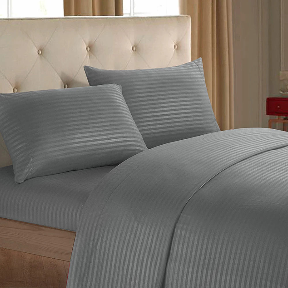 4-Piece Microfiber Sheet Set with Deep-Pocket Fitted Sheet