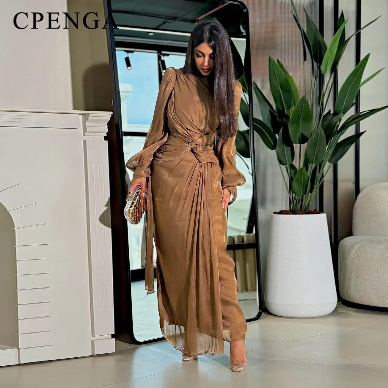 Ramadan Arabic Muslim Modest Satin Abaya for Women Elegant Eid Dubai Fit-and-flare Dress Islam Holiday Outfit Turkey Kaftan Robe