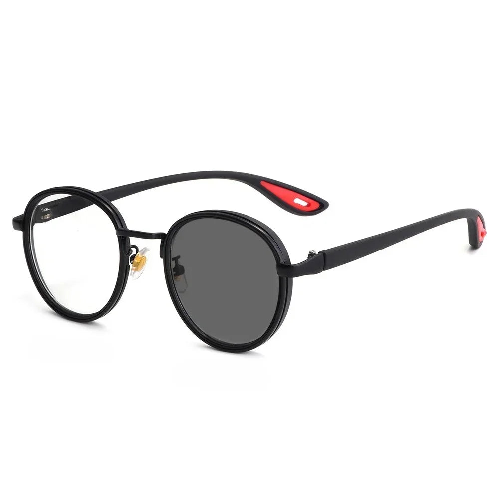 Round Progressive Photochromic Reading Glasses | +1.00 to +4.00