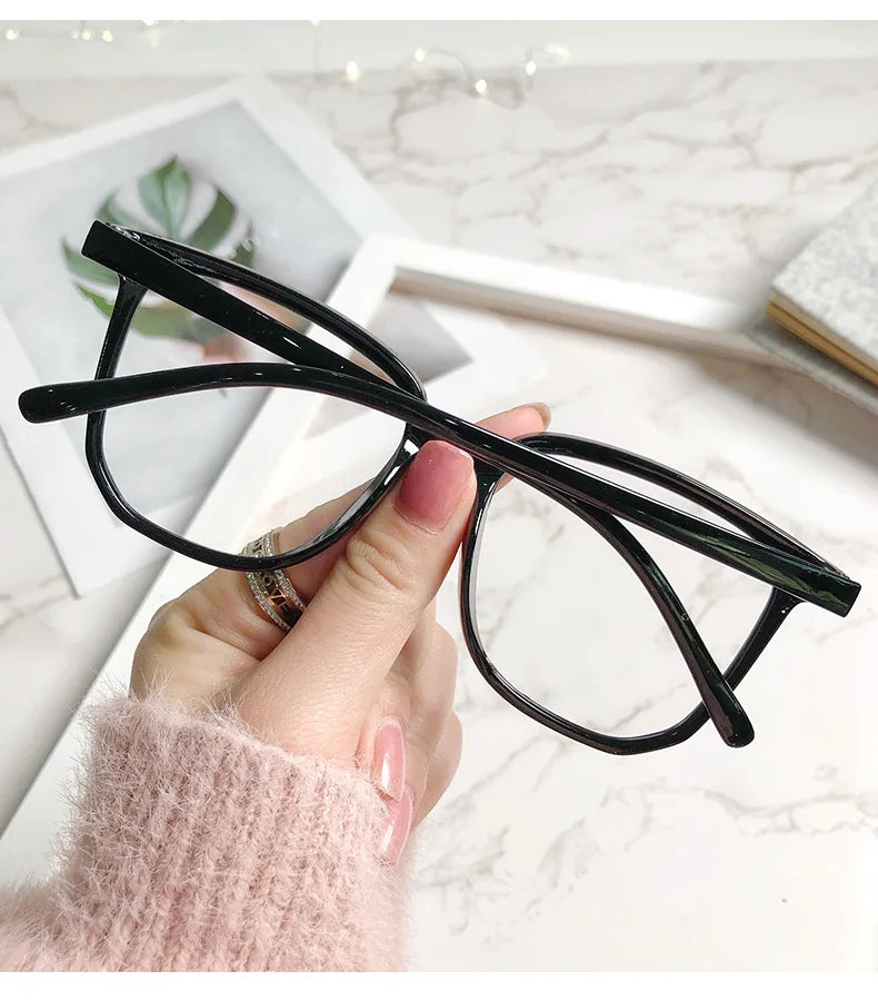 Clear & Gradient Square Glasses | Myopia Lens Options