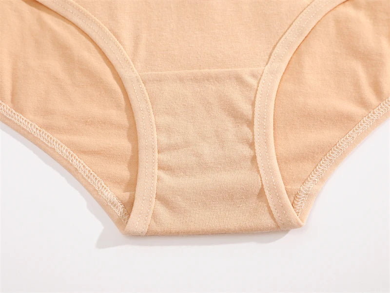 6-Pack Cotton Logo Waistband Bikini Briefs — Low-Rise Breathable Sport Panties