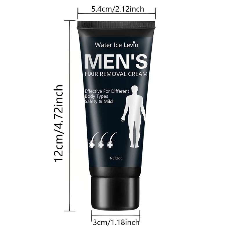 Hair Removal Cream, Quick Removal in Five Minutes, Wipes Clean, Moisturizing and Nourishing, No Black Spots, Long-Lasting Effect, Suitable for Hair Removal on the Entire Body, Hypoallergenic, Unisex