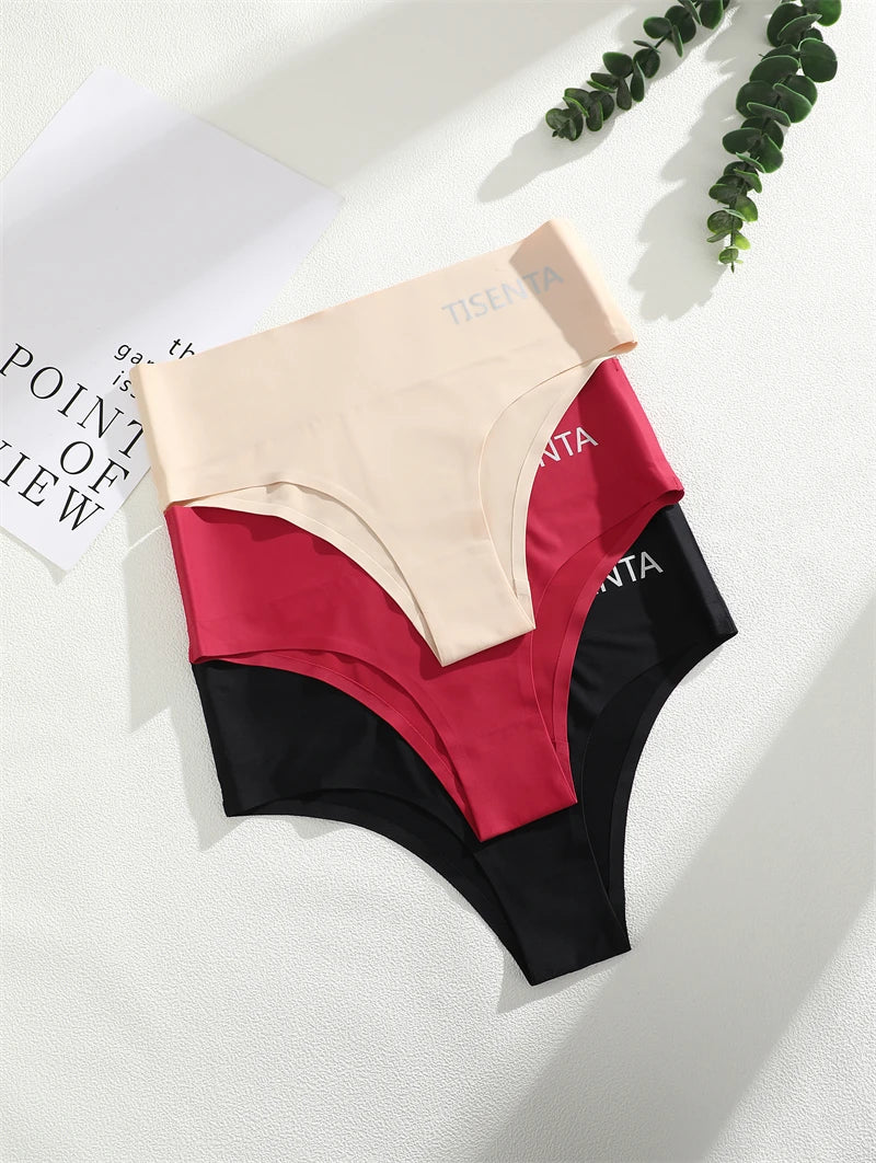 4-Pack Plus Size High Waist Seamless Briefs — Tummy Control Shapewear Panties XXL–4XL