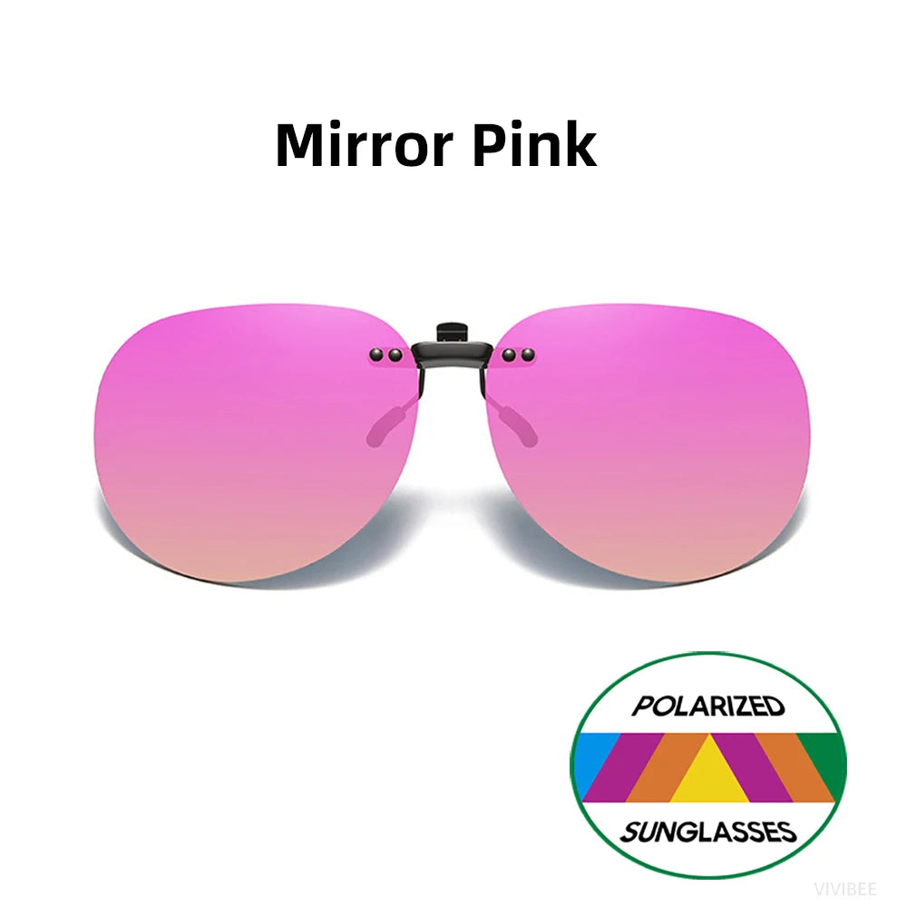 Oval Clip-On Sunglasses | 7 Lens Options