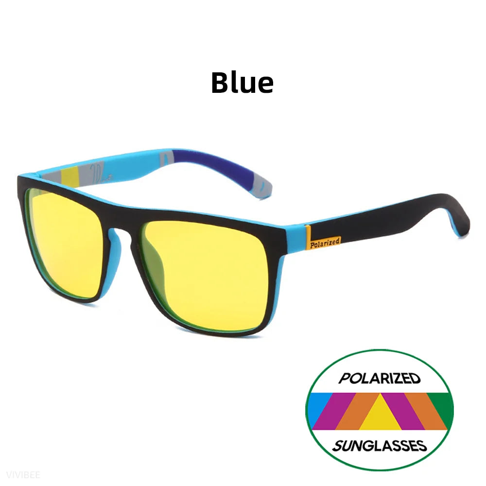 Yellow-Tinted Square Glasses | 4 Frame Colors