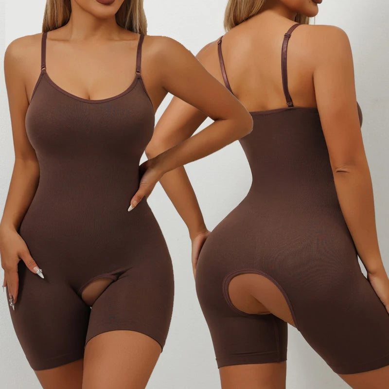2026 NEW SEXY Women Tummy Control Full Body Shaper Seamless Open Crotch Shorts Waist Trainer Butt Lifter Slimming Underwear