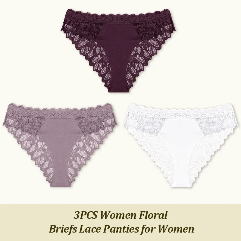 3-Pack Seamless Low-Rise Panties – Ice Silk Bikini Underwear for Women (XS–XL, 16 Color Sets)