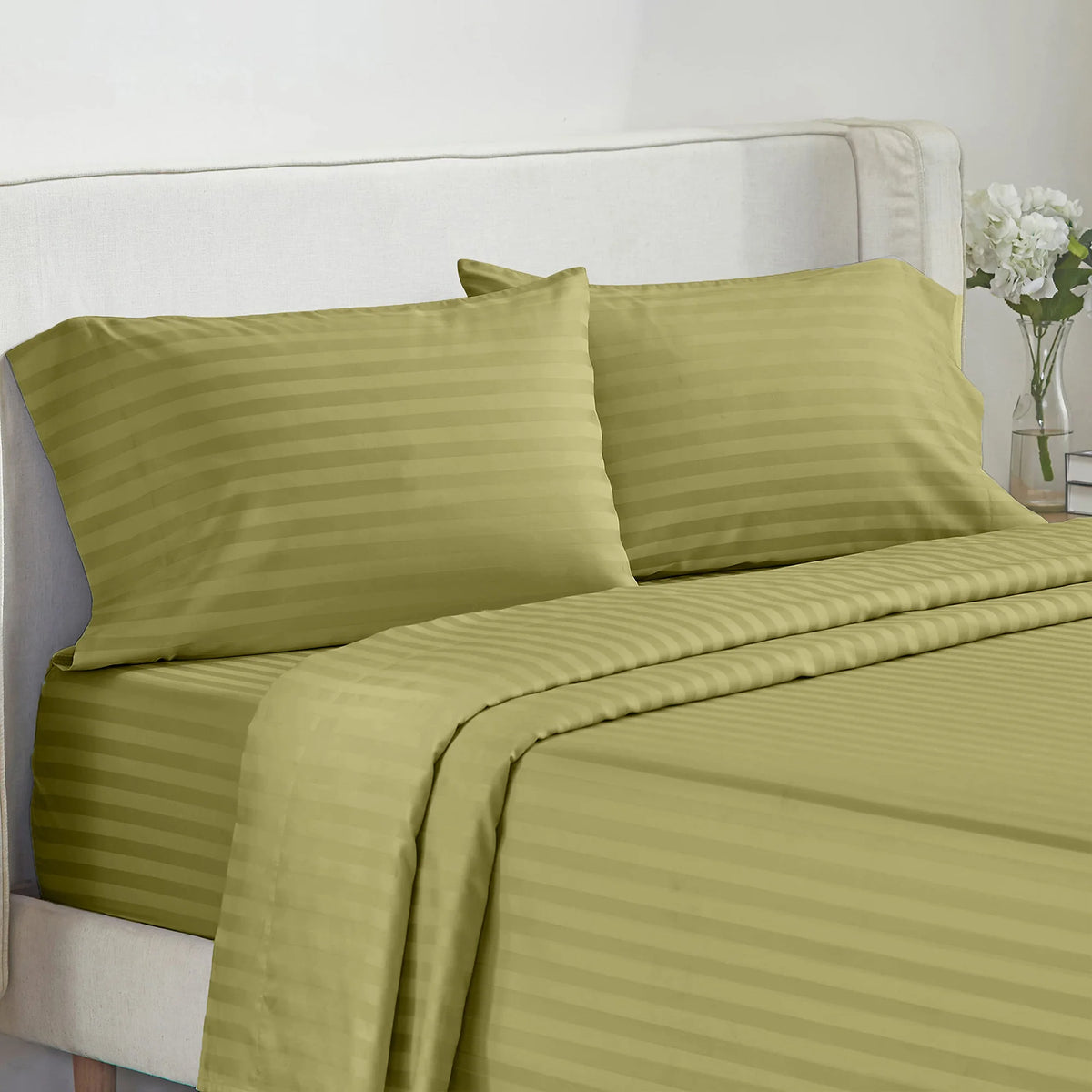 4-Piece Microfiber Sheet Set with Deep-Pocket Fitted Sheet