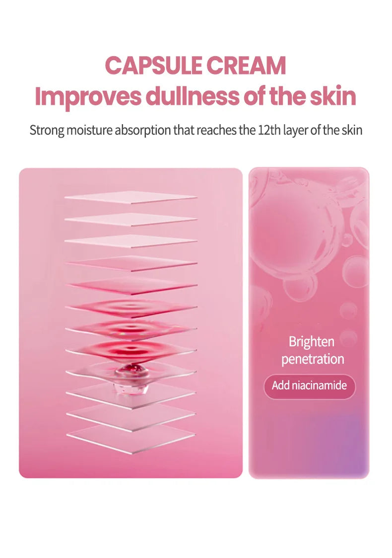 JAYSUING Pink Collagen PDRN Capsule Cream with Niacinamide