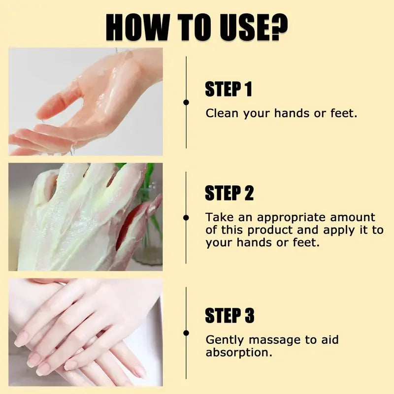 Turmeric & Bee Venom Hand & Foot Crack Repair Cream – Deep Moisturizing Dead Skin Removal | 50g