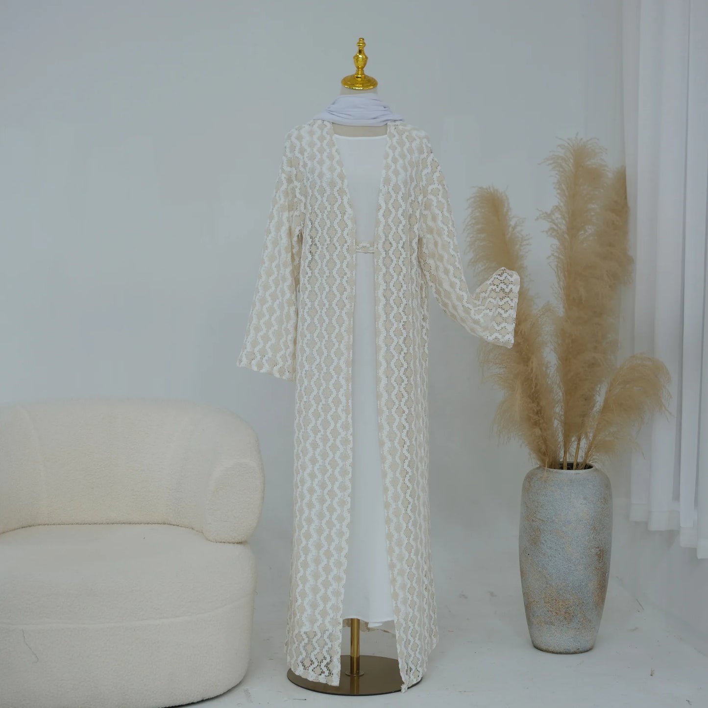 Luxury Dubai Modest Abaya Dress for Muslim Women Eid Islamic Holiday Party Outerwear Elegant Arabic Cardigan Coat Turkey Kaftan
