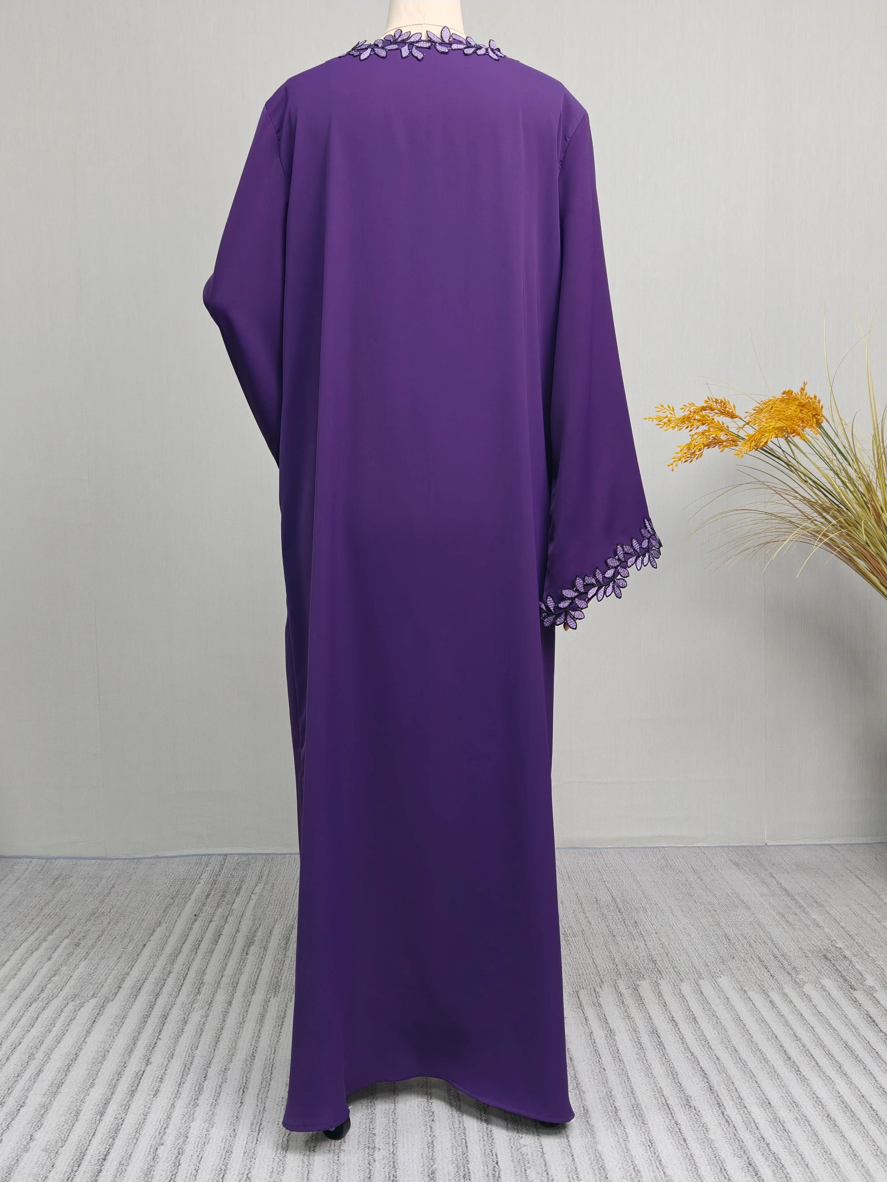 Women's Luxury Embroidered Abaya | Sequin & Bead Detail | Gulf Style