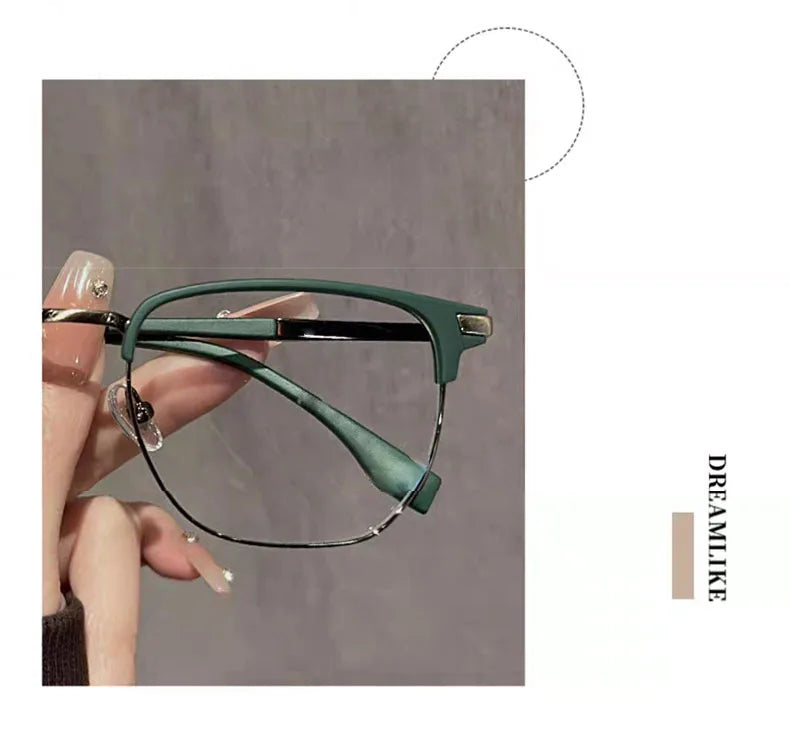 Square Metal Reading Glasses for Men & Women
