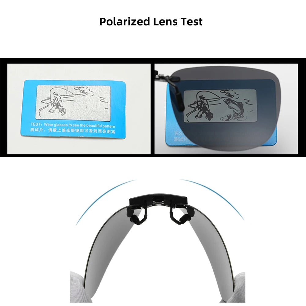 Square Clip-On Sunglass Lenses | Single or 3-Piece Options