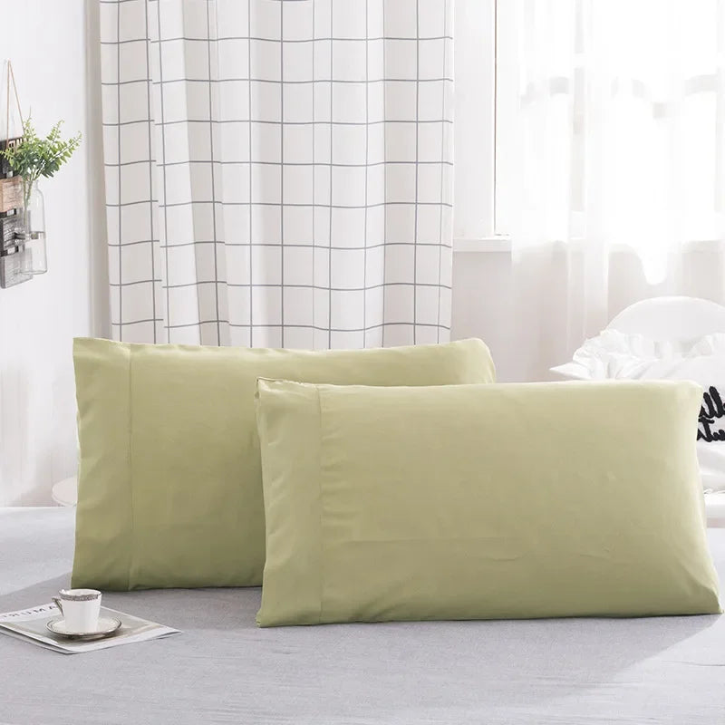 2-Pack Soft Polyester Pillowcases, Multiple Sizes