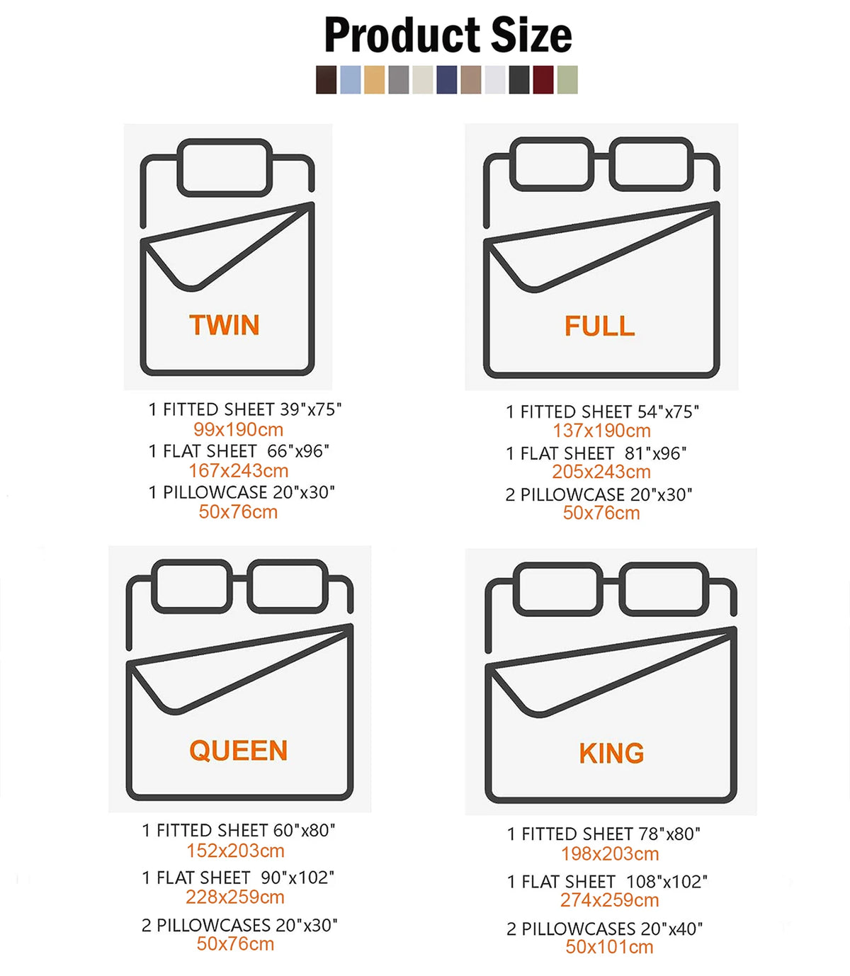 4-Piece Brushed Microfiber Bed Sheet Set with Deep Pockets