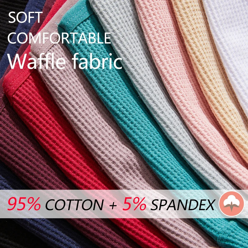 5-Pack Waffle-Knit Cotton Brazilian Panties – Soft Low-Rise Underwear for Women (S–XL, 5 Color Sets)