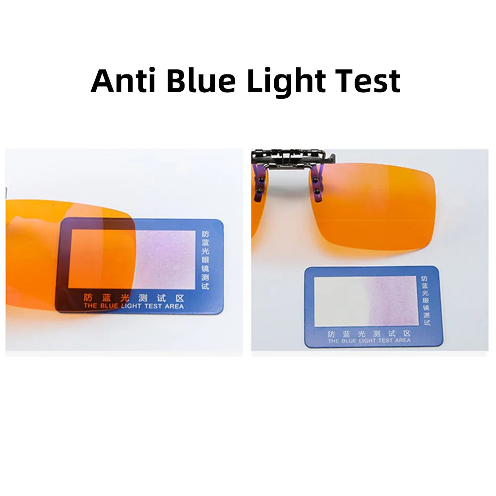 Orange Flip-Up Clip-On Lenses | Pilot or Square