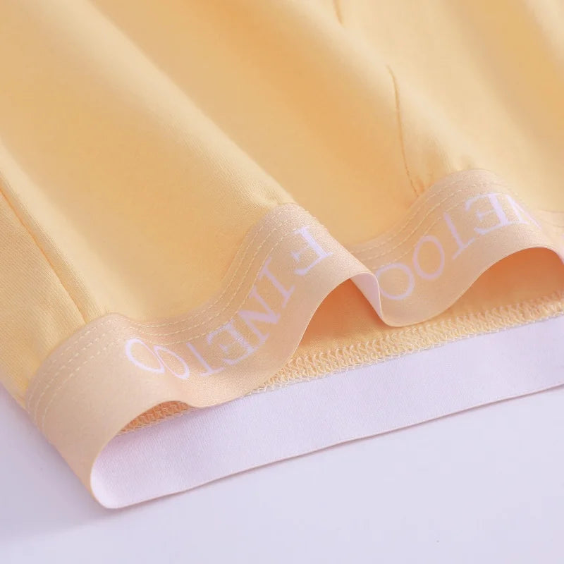 2pcs Women's High Waisted Boxer Briefs Cotton Plus Size Panties Sexy Elastic Waistband Sports Shorts Casual Comfortable Lingerie